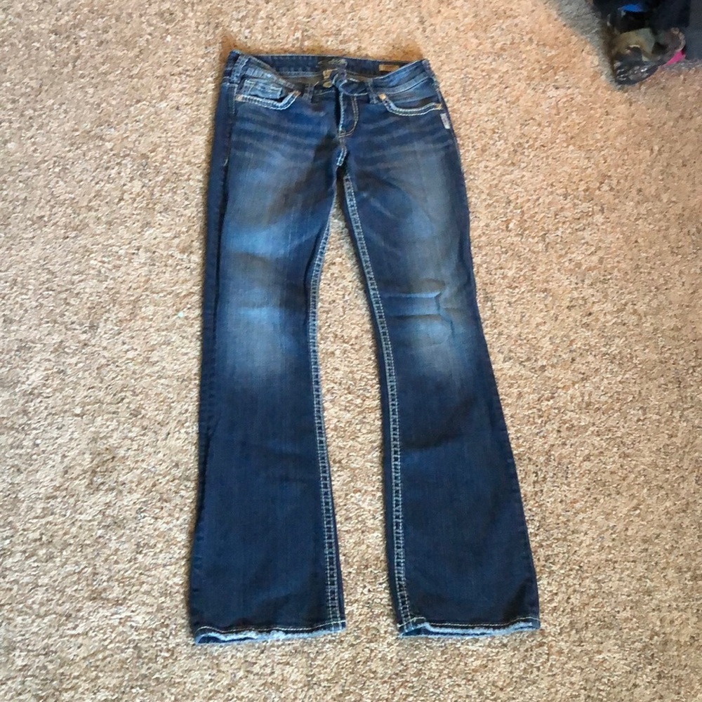 Silver jeans